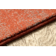 Wool Carpet LEGEND 468 07 GB100 OSTA - Geometric, exclusive beige / red