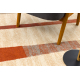 Tapis en laine LEGEND 468 07 GB100 OSTA - Géométrique, exclusif beige / rouge 