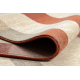 Wool Carpet LEGEND 468 07 GB100 OSTA - γεωμετρικός, αποκλειστική μπεζ / κόκκινο