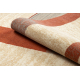 Tapis en laine LEGEND 468 07 GB100 OSTA - Géométrique, exclusif beige / rouge 