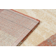 Wool Carpet LEGEND 468 07 GB100 OSTA - γεωμετρικός, αποκλειστική μπεζ / κόκκινο