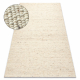 NEPAL 2100 smėlio spalvos kilimas - vilnonis, dvipusis, natūralus