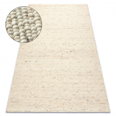 NEPAL 2100 beige tapijt - wollen, dubbelzijdig, natuurlijk