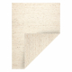 Béžový koberec NEPAL 2100 - vlnený, obojstranný, prírodný