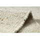 NEPAL 2100 beige tæppe - uldent, dobbeltsidet, naturligt