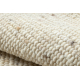 NEPAL 2100 bézs szőnyeg - gyapjú, kétoldalas, natúr