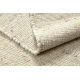 NEPAL 2100 smėlio spalvos kilimas - vilnonis, dvipusis, natūralus
