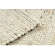 Covor bej NEPAL 2100 - din lana, fata-verso, naturala