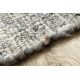 NEPAL 2100 Teppich natürlich grau – Wolle, doppelseitig, natur