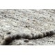 Килим NEPAL 2100 натурален сив - вълнен, двулицев, естествен