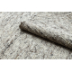 NEPAL 2100 dabīgs pelēks paklājs - vilnas, abpusējs