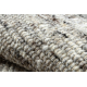 Covor bej NEPAL 2100 naturala gri - din lana, fata-verso
