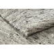 NEPAL 2100 naturlig grå teppe - ull, dobbeltsidig