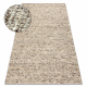 NEPAL 2100 sand, beige tapijt - wollen, dubbelzijdig, natuurlijk
