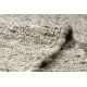 NEPAL 2100 sand, beige teppe - ull, dobbeltsidig, naturlig