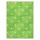 Fitted carpet for kids HEARTS Jeans, vintage children's - green