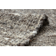 NEPAL 2100 stone, szürke szőnyeg - gyapjú, kétoldalas