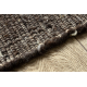 NEPAL 2100 tabac bruin tapijt - wollen, dubbelzijdig, natuurlijk