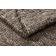 NEPAL 2100 tabac bruin tapijt - wollen, dubbelzijdig, natuurlijk