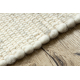 Alfombra NEPAL 2100 blanco / naturales gris - lana, de doble cara