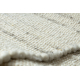 NEPAL 2100 hvide / naturlig grå tæppe - uldent, dobbeltsidet