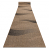 CHODNIK SIZAL FLOORLUX wzór 20212 coffee / black
