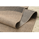 Sizala paklāji FLOORLUX dizains 20212 kafija / melns