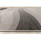 Sizal futó szőnyeg FLOORLUX minta 20212 ezüst / fekete