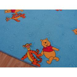 Paklāju segumi Winnie the Pooh zils