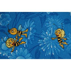 Тепих од зида до зида MAYA THE BEE Плави