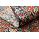 RUČNE VIAZANÝ vlnený koberec Vintage 10181, rám, kvety - terakota / zelená