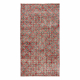 RUČNE VIAZANÝ vlnený koberec Vintage 10399 Listy - červená / zelená