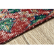 RUČNO VEZANI vuneni tepih Vintage 10399 Lišće - crvena / zelena