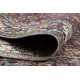 RANKAIS MAZGTAS vilnonis kilimas Vintage 10009, rėmas, gėlės - raudona / mėlynos spalvos