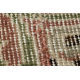 HANDGEKNOPT wollen tapijt Vintage 10534, ornament, bloemen - beige / groen