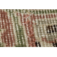 Tappeto in lana ANNODATO A MANO Vintage 10534, ornamento, fiori - beige / verde 