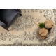 HAND-KNOTTED woolen carpet Vintage 10313, ornament, flowers - beige / green 