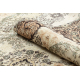 RUČNE VIAZANÝ vlnený koberec Vintage 10003, ornament, kvety - béžová / zelená