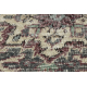 Tapis en laine NOUÉ MAIN Vintage 10169, cadre, ornement - bleu / rouge 