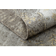 RUČNO VEZANI vuneni tepih Vintage 10432, okvir, ornament - bež / žuti