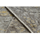 RUČNO VEZANI vuneni tepih Vintage 10432, okvir, ornament - bež / žuti