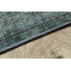 KÉZI KÖZÖTT gyapjúszőnyeg Vintage 10494, keret, dísz - zöld