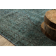 RUČNĚ VZATÉ vlněný koberec Vintage 10494, rám, ornament - zelená