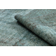 РУЧНО ВЕЗАНИ вунени тепих Винтаге 10494, Рам, орнамент - зелена