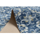 TAPIS DE COULOIR antidérapant DIGITAL - CARREAUX DE LISBONNE bleu et or 