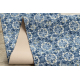 TAPIS DE COULOIR antidérapant DIGITAL - CARREAUX DE LISBONNE bleu et or 
