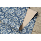 Vloerbekleding met rubber bekleed DIGITAL - lissabon tegels blauw / goud