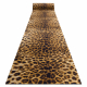 TAPIS DE COULOIR antidérapant DIGITAL - PANTHÈRE beige / marron 