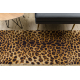 TAPIS DE COULOIR antidérapant DIGITAL - PANTHÈRE beige / marron 