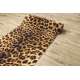 TAPIS DE COULOIR antidérapant DIGITAL - PANTHÈRE beige / marron 